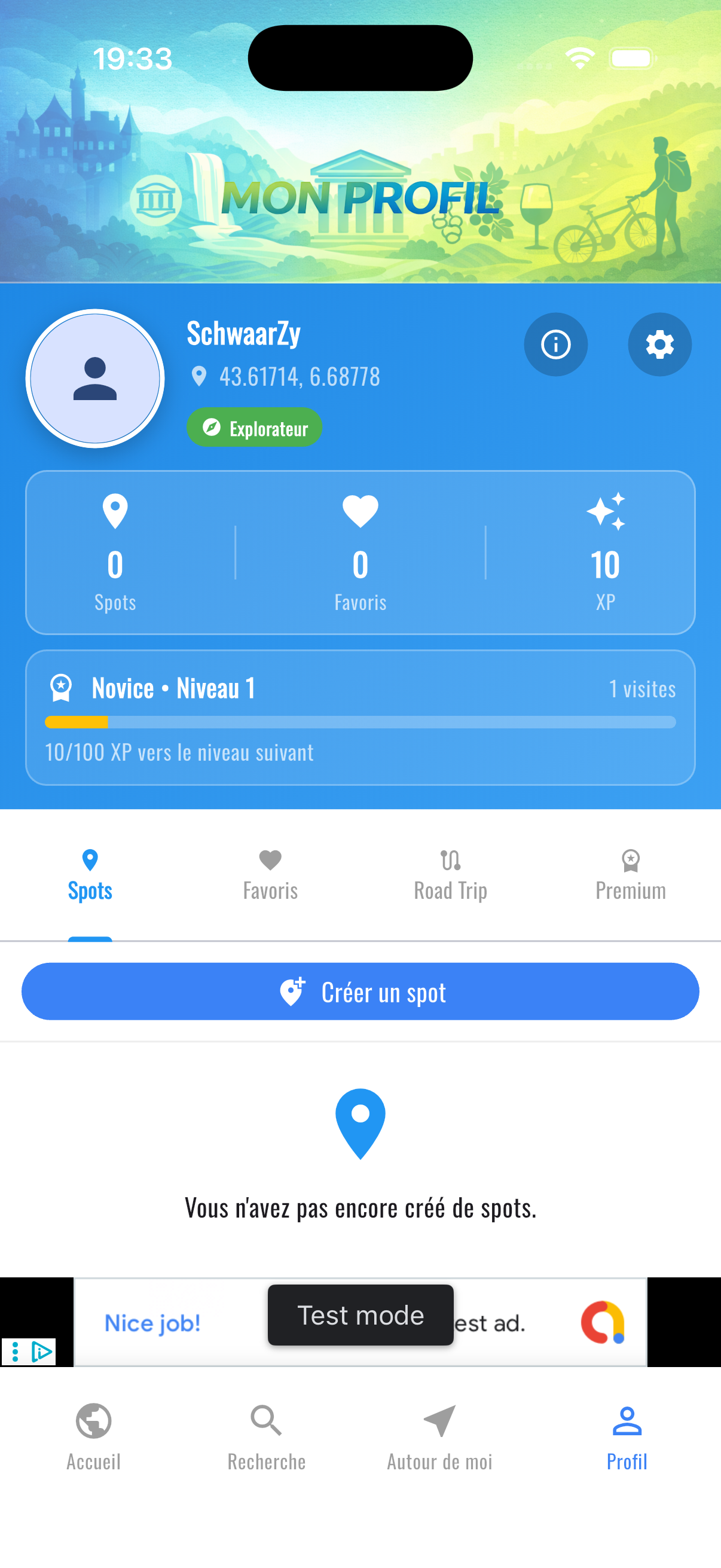 AllSPOTS démo écran 5