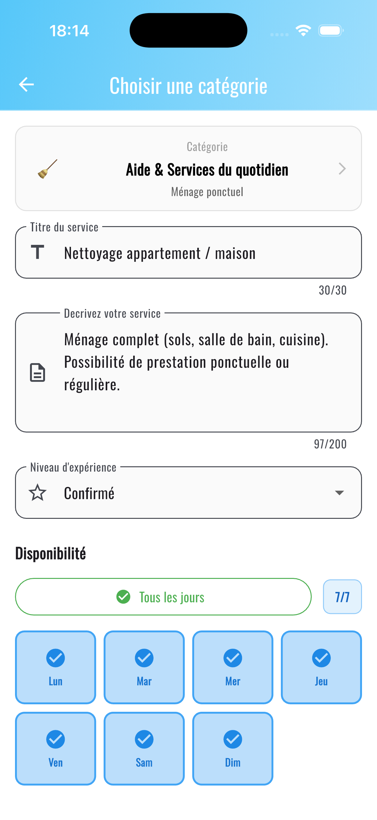 Servi'GO démo écran 4