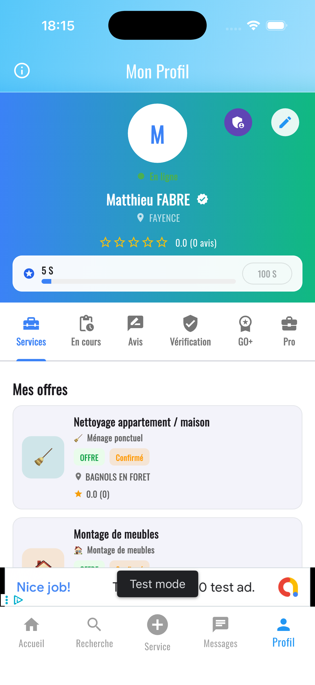 Servi'GO démo écran 6